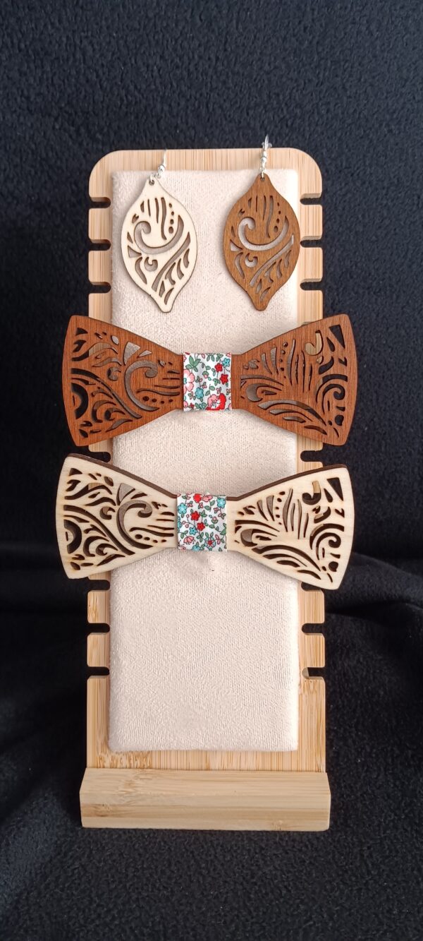 noeud papillon bois personalisable – Image 21