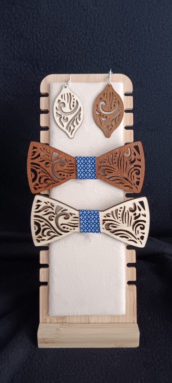 noeud papillon bois personalisable – Image 20