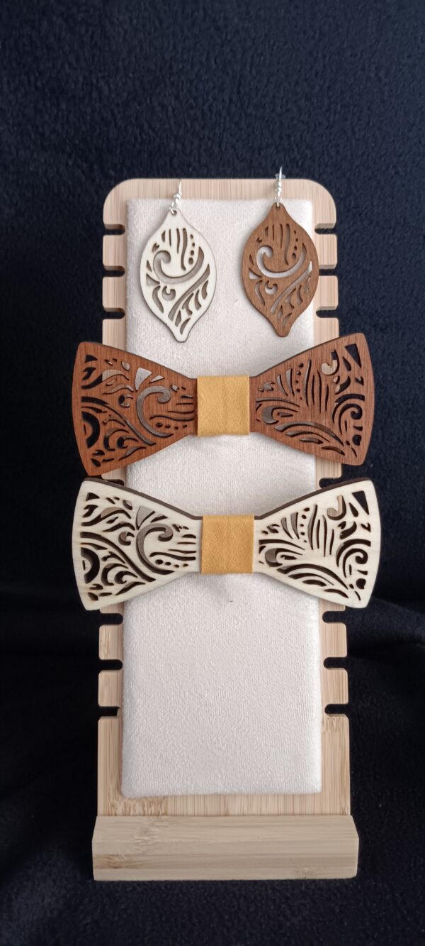 noeud papillon bois personalisable – Image 18