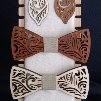 noeud papillon bois personalisable