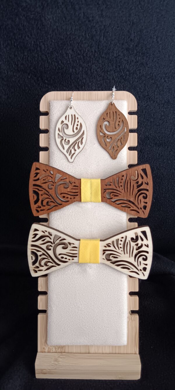 noeud papillon bois personalisable – Image 15