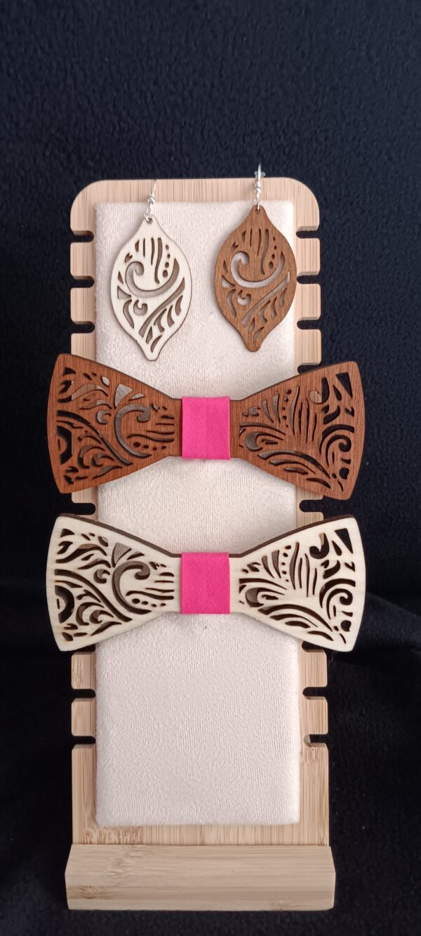 noeud papillon bois personalisable – Image 14