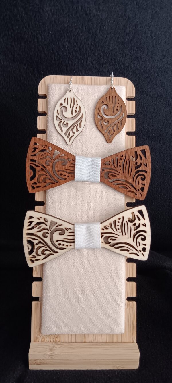 noeud papillon bois personalisable – Image 13