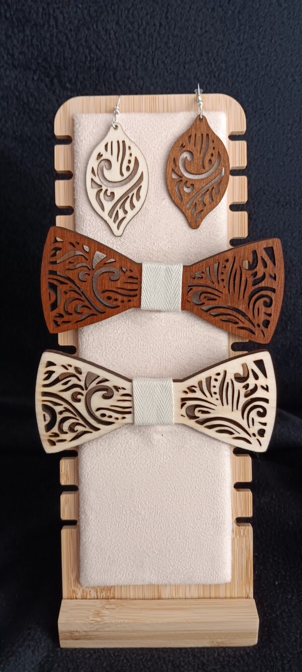 noeud papillon bois personalisable – Image 12
