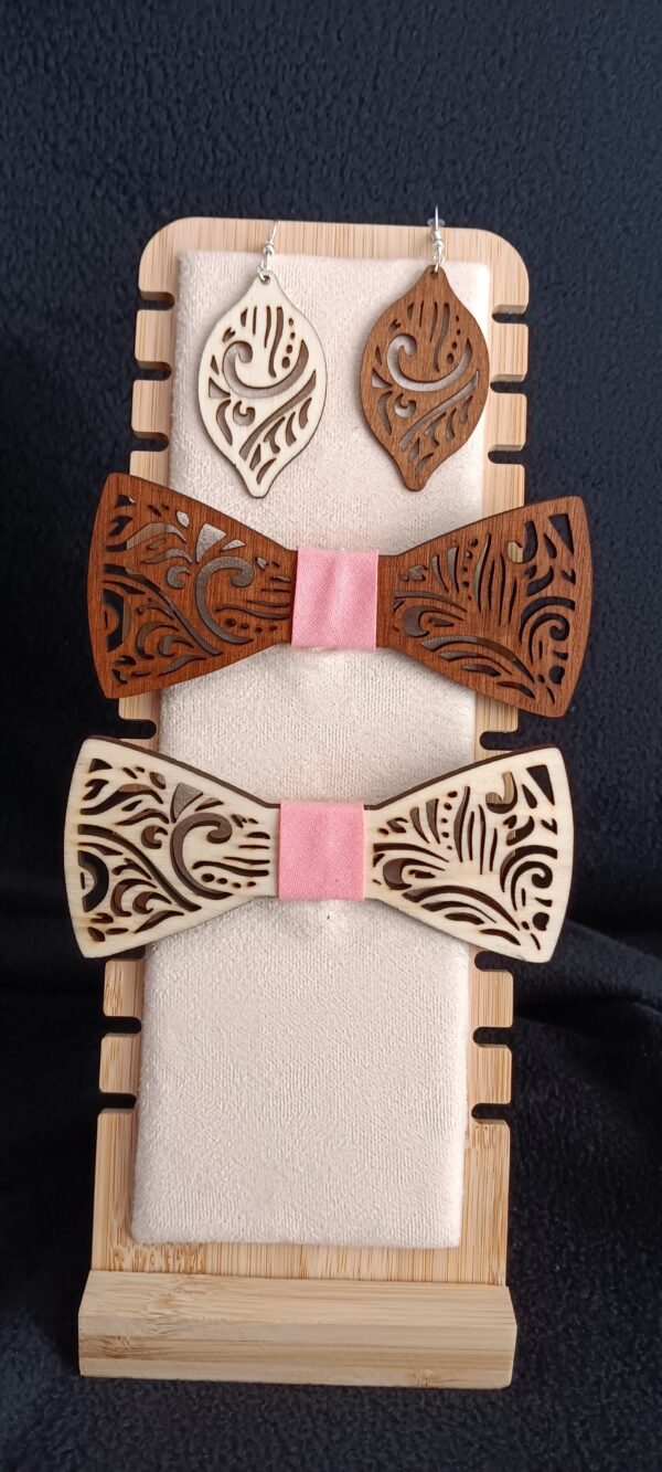 noeud papillon bois personalisable – Image 11