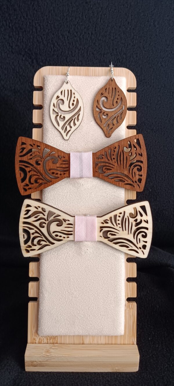 noeud papillon bois personalisable – Image 9