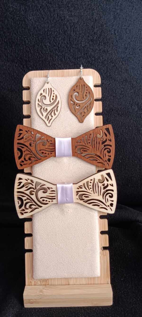noeud papillon bois personalisable – Image 7