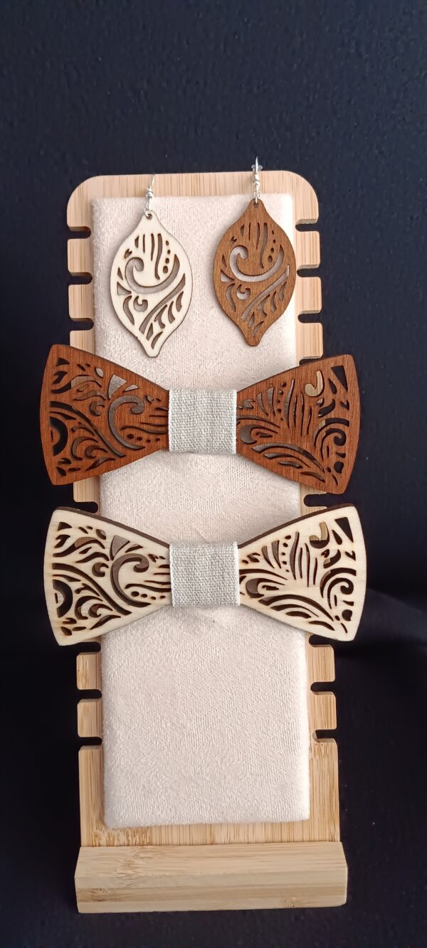 noeud papillon bois personalisable – Image 6