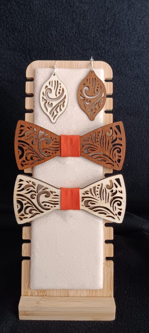 noeud papillon bois personalisable – Image 5