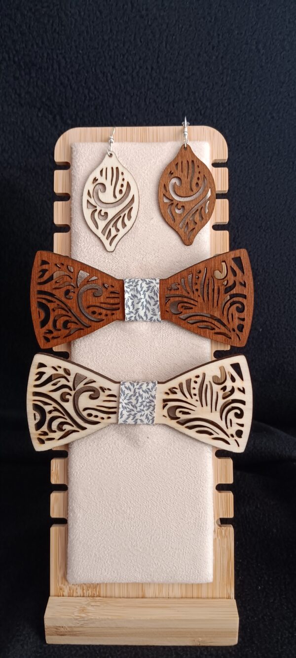 noeud papillon bois personalisable – Image 4