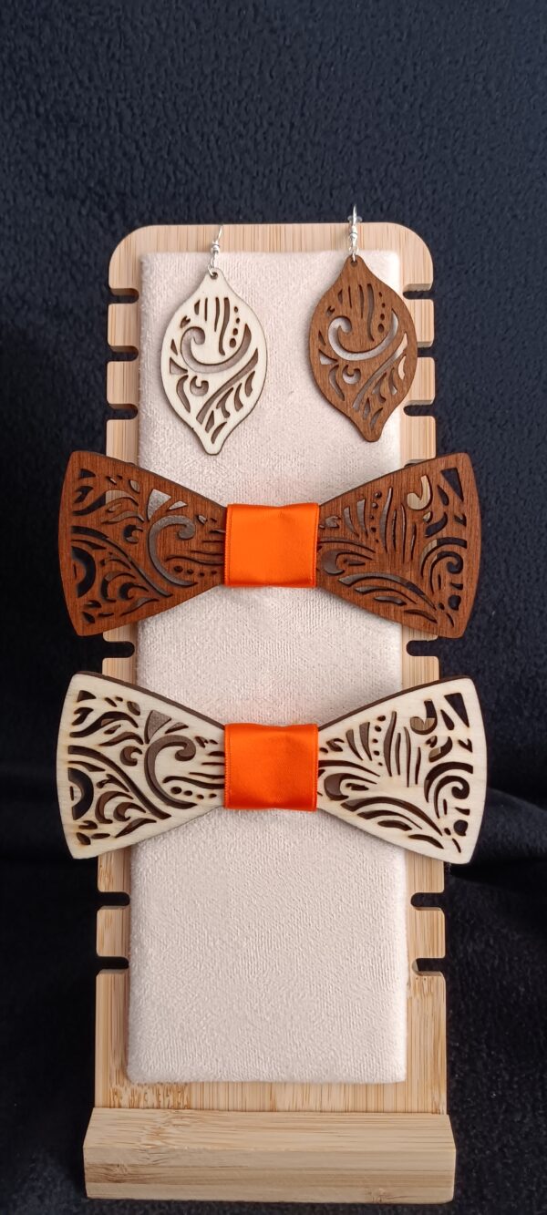 noeud papillon bois personalisable – Image 2