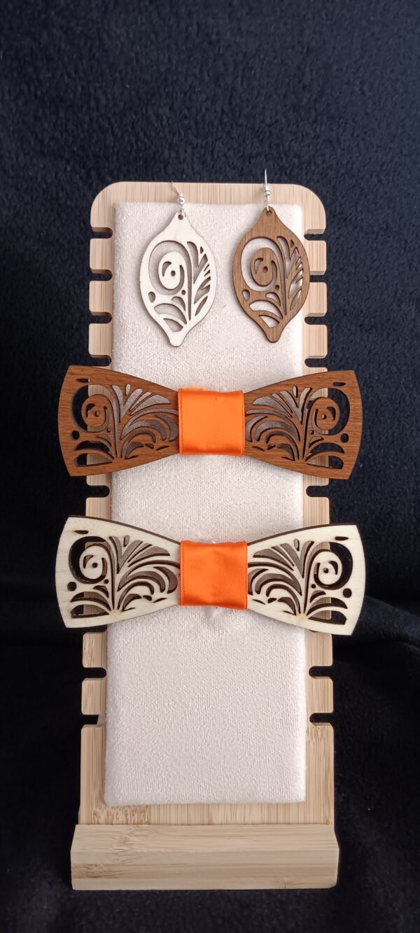 nœud papillon en bois personalisable – Image 29