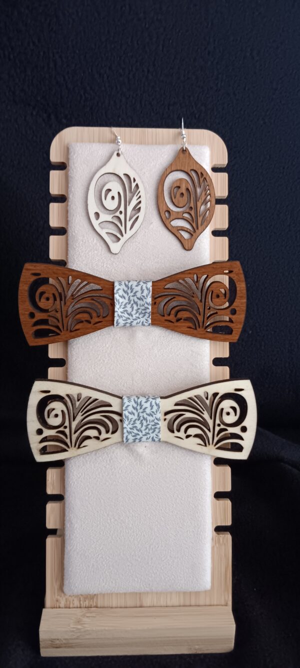 nœud papillon en bois personalisable – Image 28