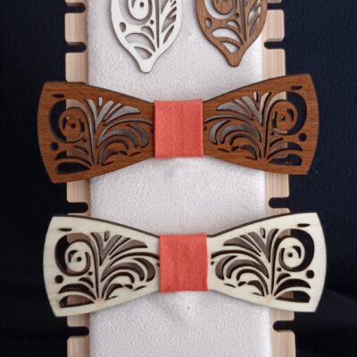nœud papillon en bois personalisable
