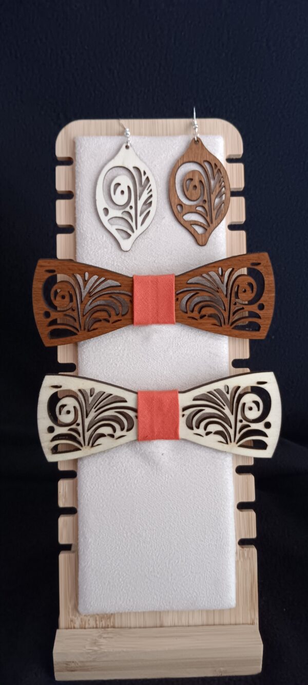 nœud papillon en bois personalisable