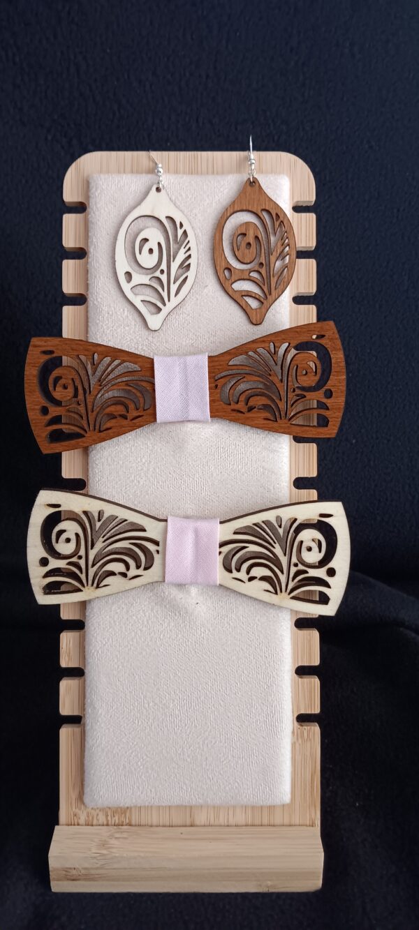 nœud papillon en bois personalisable – Image 24