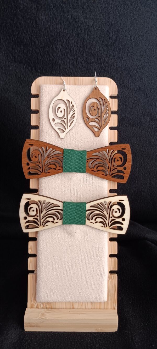 nœud papillon en bois personalisable – Image 23
