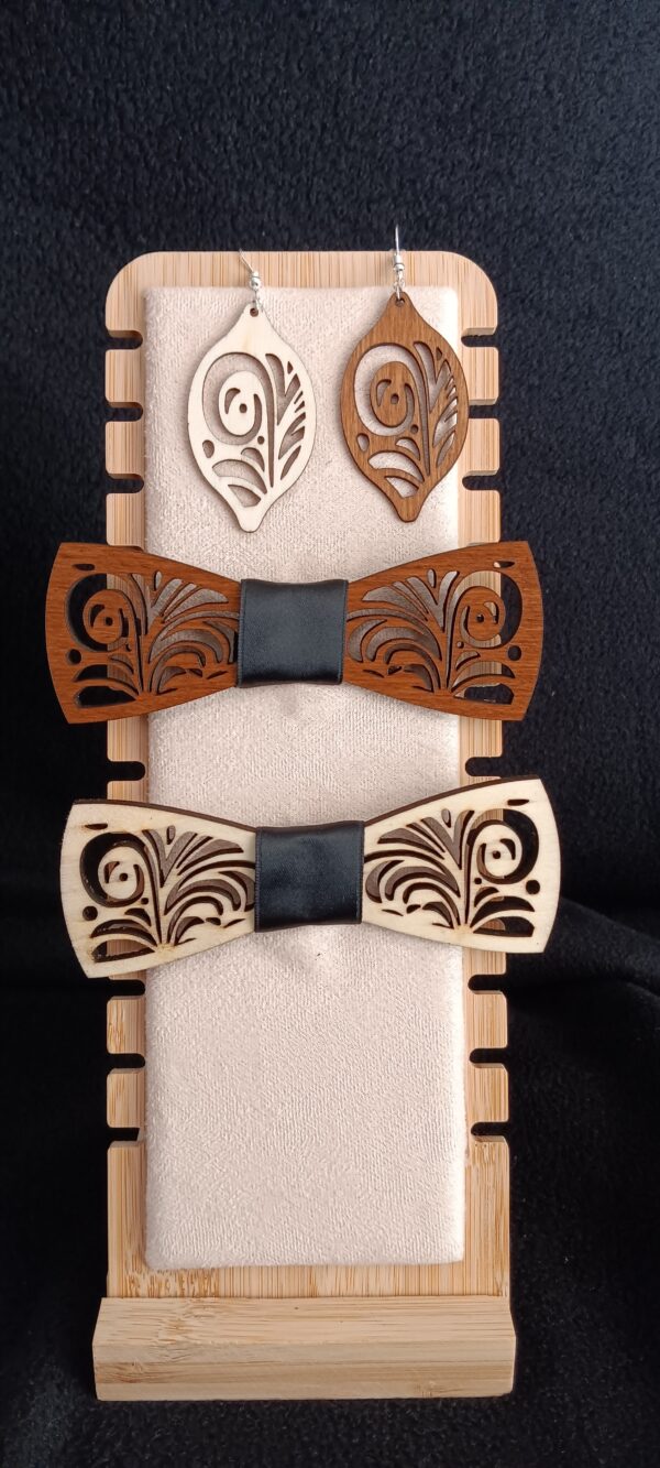 nœud papillon en bois personalisable – Image 22