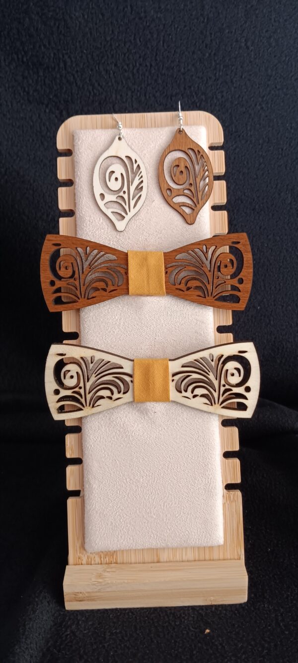 nœud papillon en bois personalisable – Image 18
