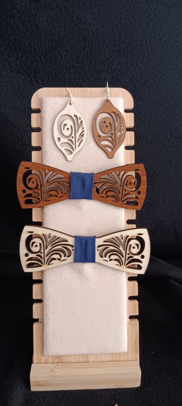 nœud papillon en bois personalisable – Image 17