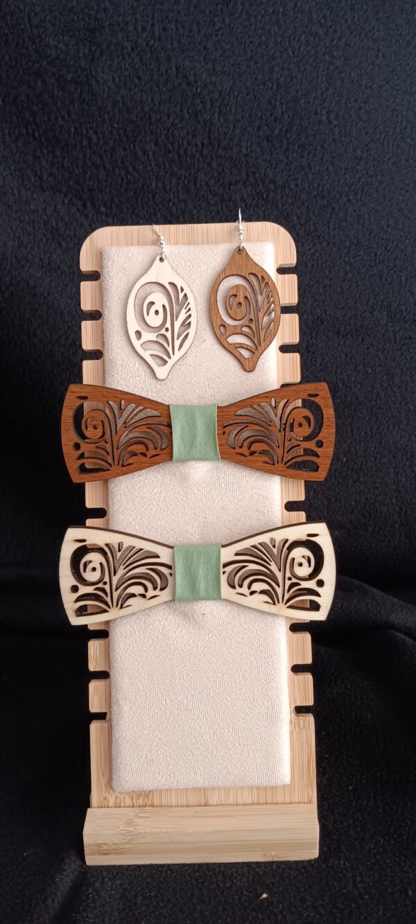 nœud papillon en bois personalisable – Image 16