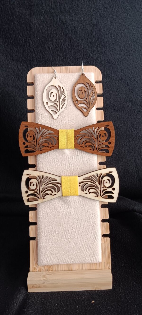nœud papillon en bois personalisable – Image 15