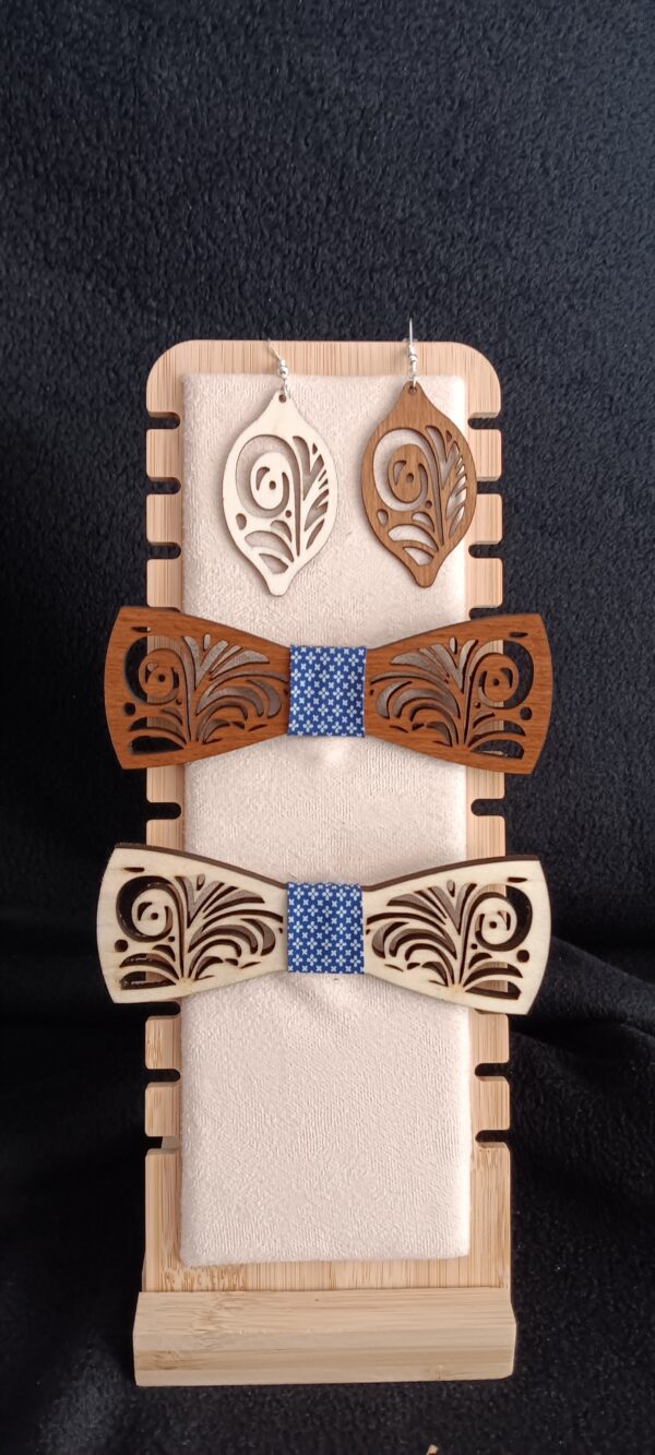 nœud papillon en bois personalisable – Image 14