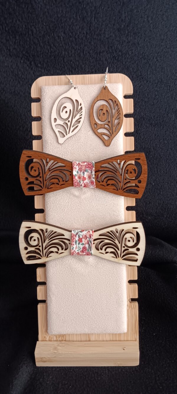 nœud papillon en bois personalisable – Image 10