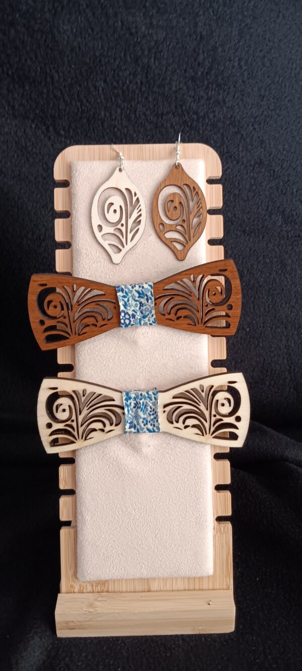 nœud papillon en bois personalisable – Image 8