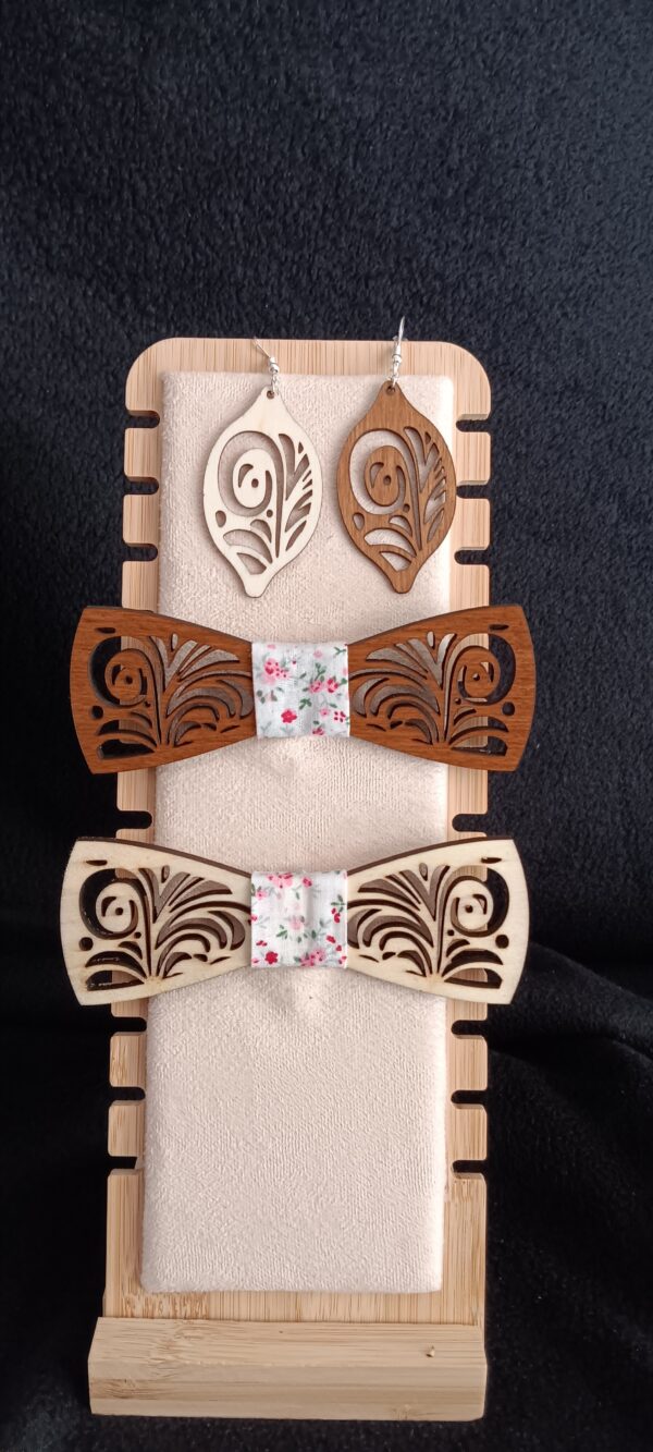 nœud papillon en bois personalisable – Image 6