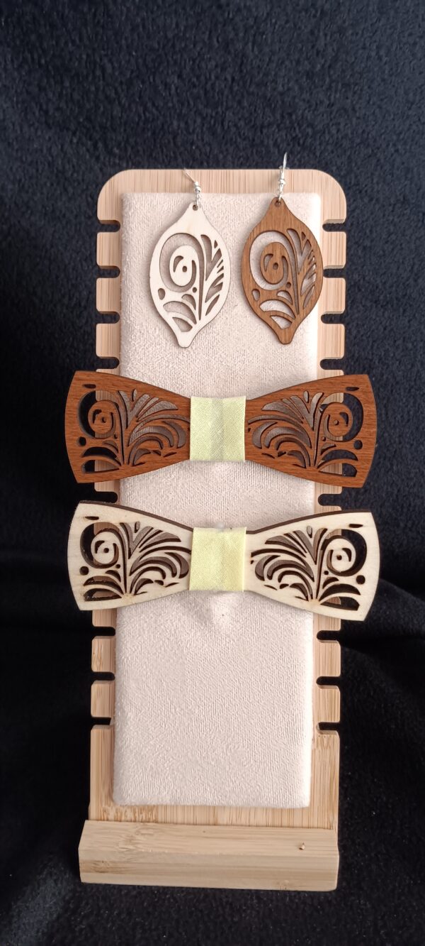 nœud papillon en bois personalisable – Image 5