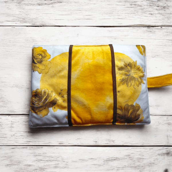 Protège carnet de santé bébé en velours – Petit lion – Personnalisable avec prénom – Image 2