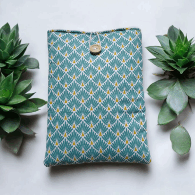 Pochette protège-livre et liseuse en coton Oeko-Tex® – Fait main – Édition limitée