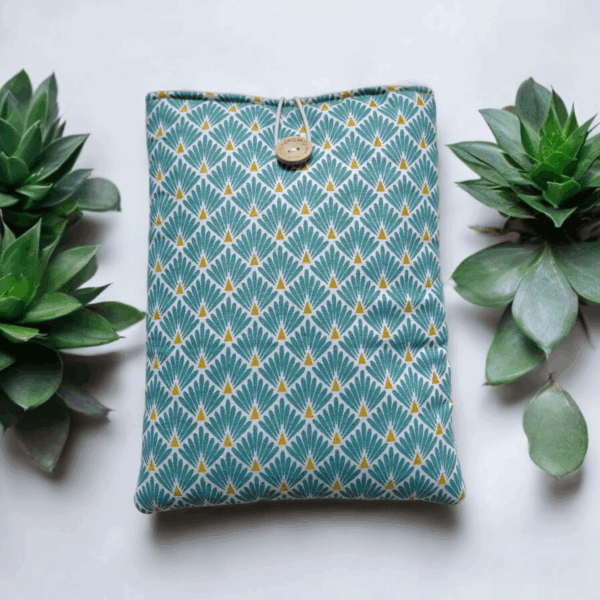 Pochette protège-livre et liseuse en coton Oeko-Tex® – Fait main – Édition limitée