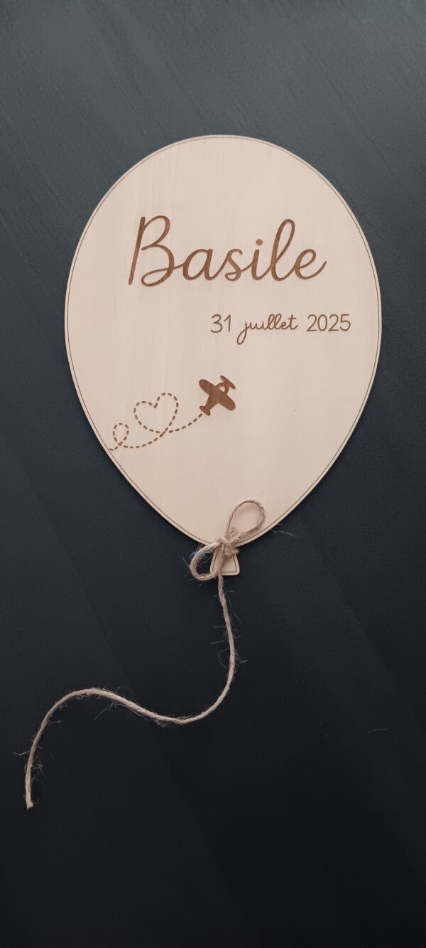 décoration murale ballon personnalisable