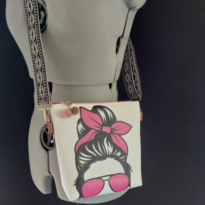 Sac bandoulière fille à lunettes