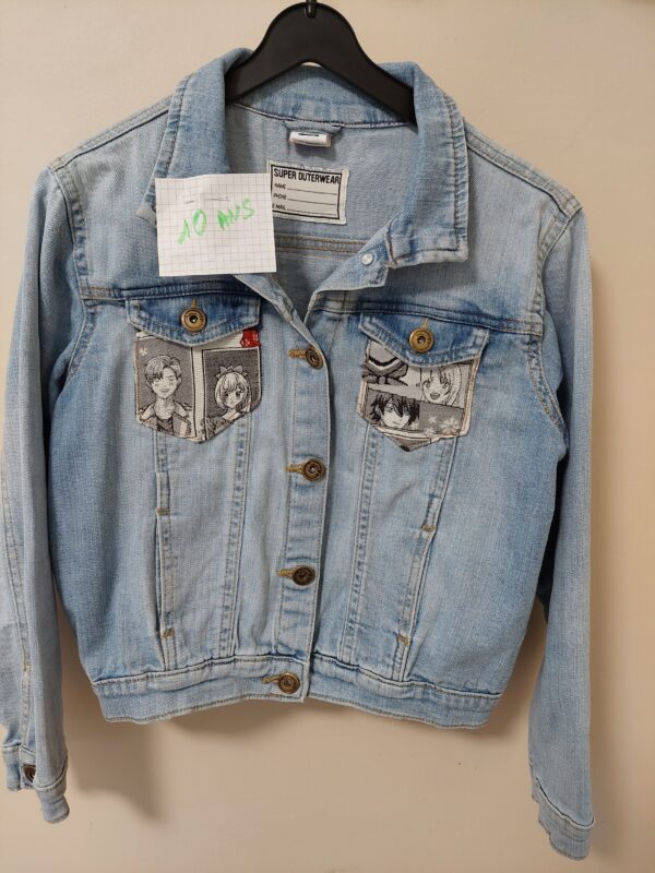 Veste jean customisée manga 10 ans – Image 2