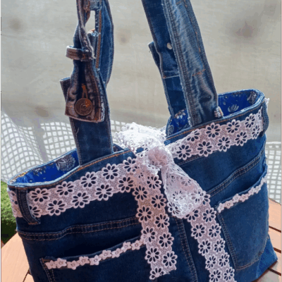 Sac fourre-tout en jean