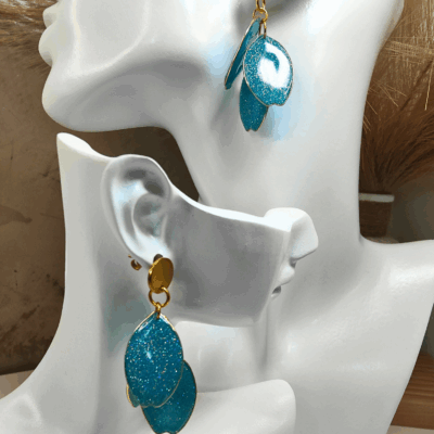 Boucles pendantes de la Floraison MERMAID
