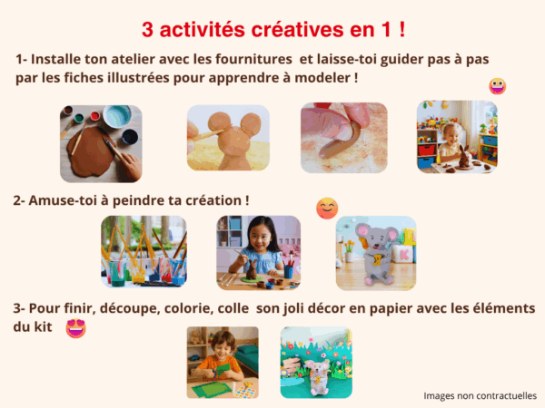 L'ATELIER POTERIE A LA MAISON "La souris Gourmande " à partir de 6 ans – Image 2
