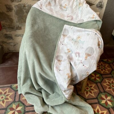 CAPE DE BAIN Grand Modèle - Vert sauge