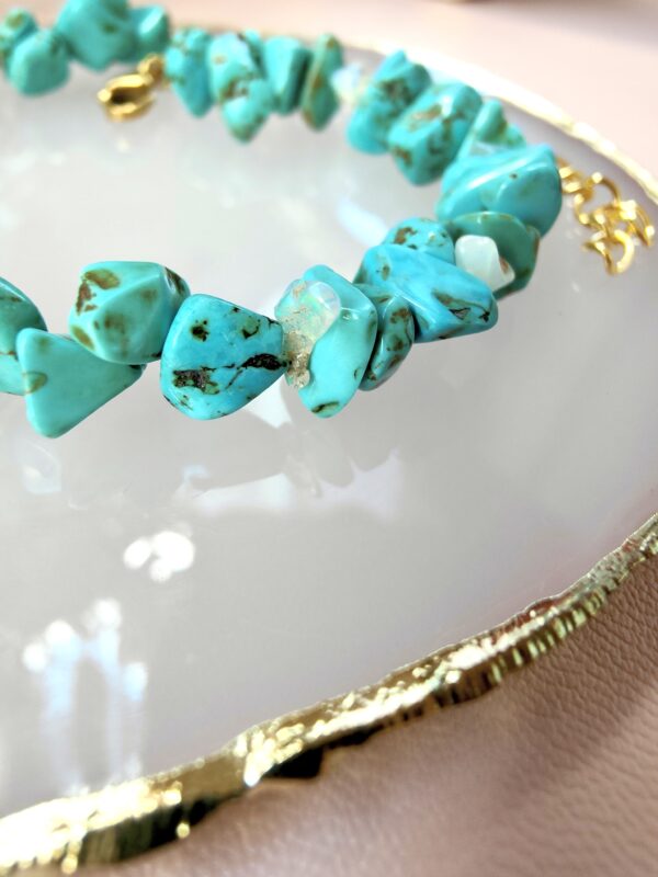 Sirena Bracelet en lépidolite & éclats de opale – Image 2