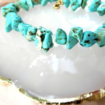 Sirena Bracelet en lépidolite & éclats de opale