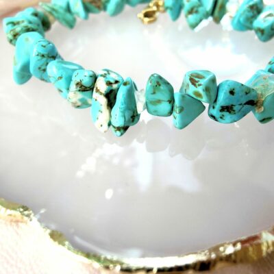 Sirena Bracelet en lépidolite & éclats de opale