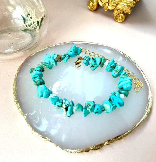 Sirena Bracelet en lépidolite & éclats de opale – Image 3