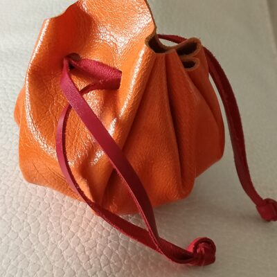 Bourse en cuir souple