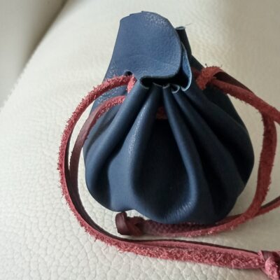 Bourse en cuir souple