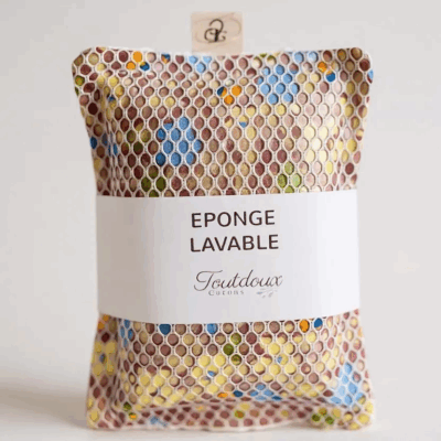 Éponge lavables et réutilisable