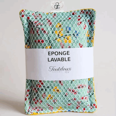 Éponge lavables et réutilisable