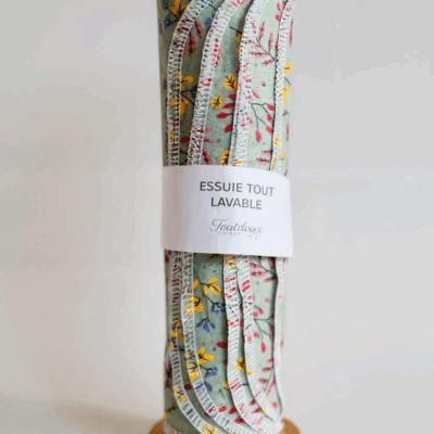 Essuie tout lavable en flanelle